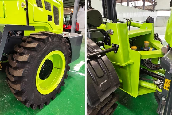 Customized four wheel drive off road forklift Customized four wheel drive off road forklift